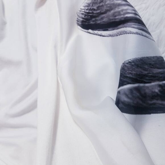 cut25 Yigal Azrouel Lambskin Sleeves Blouse - Picture 4 of 15